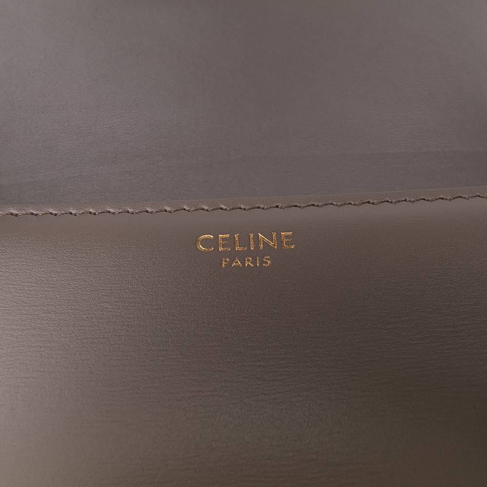 Pre-Loved Celine Teen Shiny Calfskin Triomphe Crossbody - Picture 5 of 12